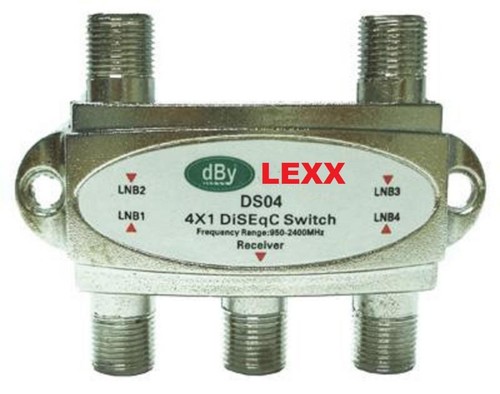Diseqc 4x1 satellite - 2x,